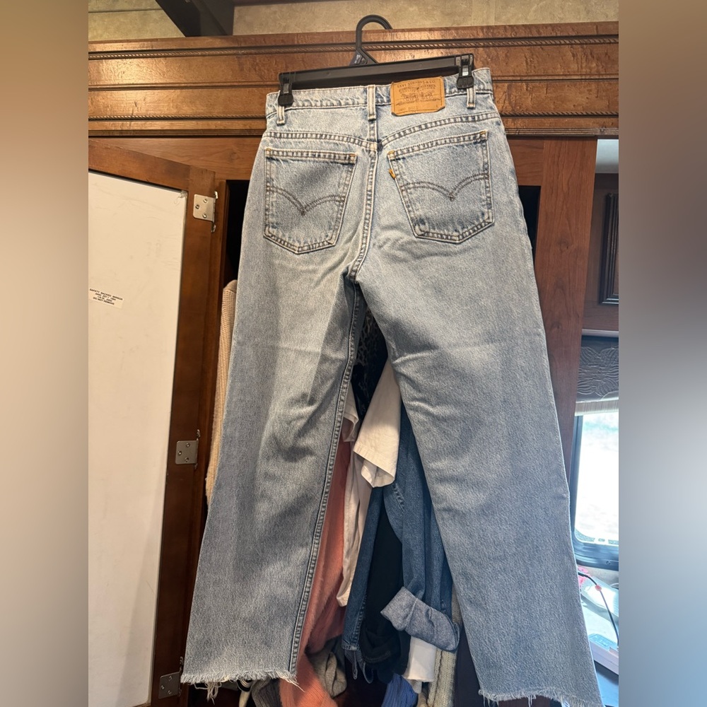 Vintage orange label Levi  Jeans